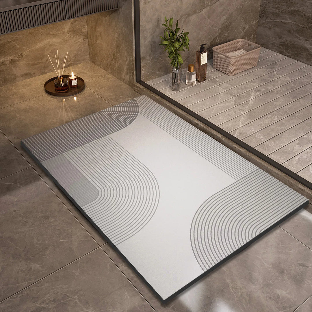 Kalsten | Superabsorbent Non-slip Bath Mat Quick-drying Shower Rug