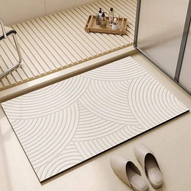 Kalsten | Non-slip Diatomite Bath Mat Kitchen Mat Door Mat Shower Mat