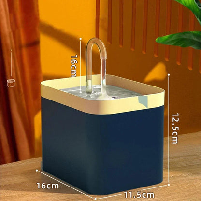 Brehn | Ultra-quiet Pet Water Fountain with Smart Filtration - 1.5 L Stainless Steel