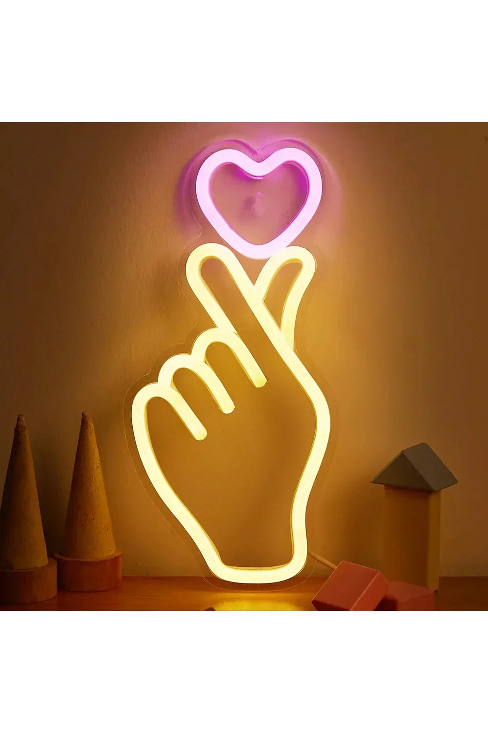 Hand Heart LED Neon | Kalsten