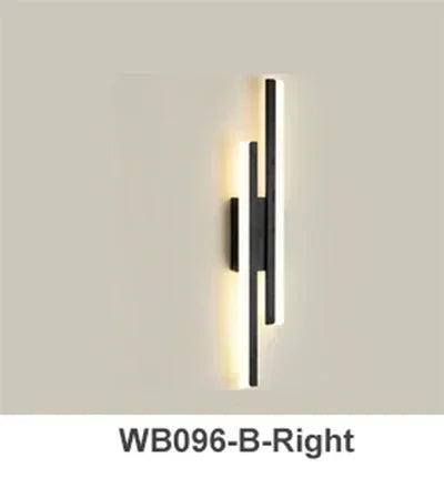 Modern LED Wall Lamp with Copper Line Pipe and Acrylic Lampshade | Kalsten