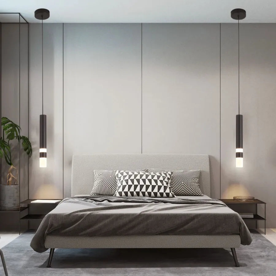 LED Pendant Light with Dual Light Sources – Up and Down Shine Fixture for Kitchen, Dining Room, and Bar Counter | Kalsten