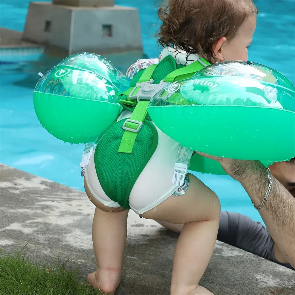 Skanto | Baby Swim Ring AquaBear | Safe Swimming Fun for Babies | For 6-36 Months | Eco-Friendly PVC
