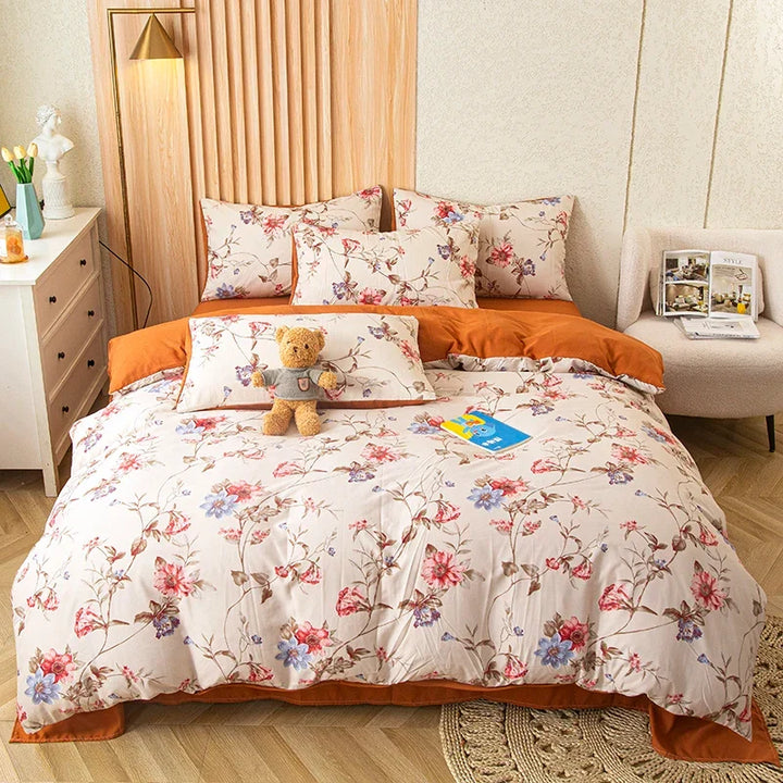 Zenith washed cotton duvet cover set | Kalsten