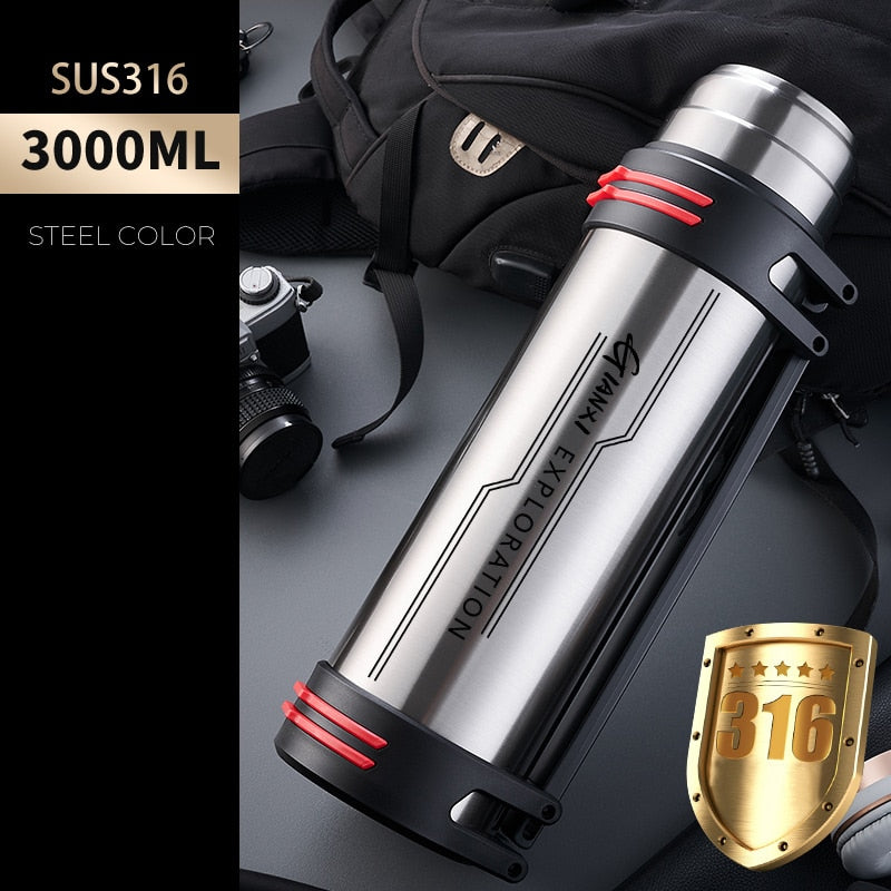 Giant Drink Stainless Steel Thermos Bottle | Kalsten
