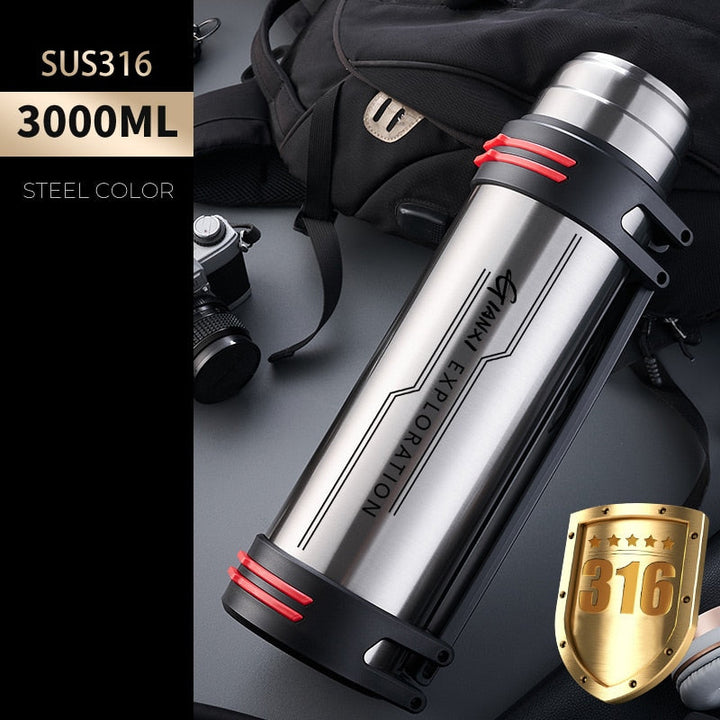 Giant Drink Stainless Steel Thermos Bottle | Kalsten