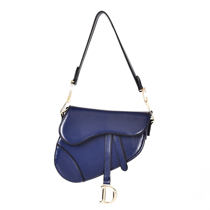 Sandsberg - luxurious women's shoulder bag - exclusive PU leather saddle bag
