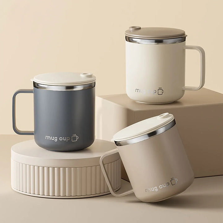 Insulated stainless steel coffee cup with lid | Kalsten