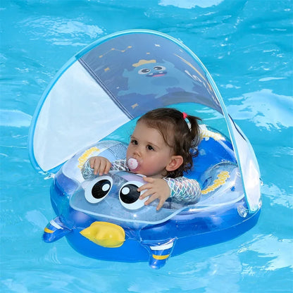 Skanto | Baby Swim Ring AquaBear | Safe Swimming Fun for Babies | For 6-36 Months | Eco-Friendly PVC