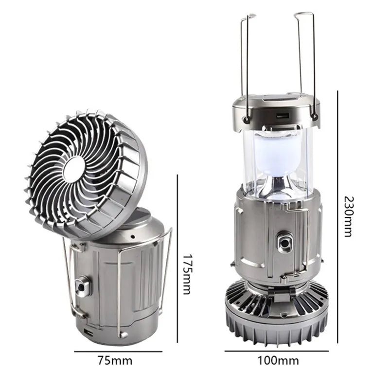 Built-in Fan Fishing LED Tent Lamp | Kalsten