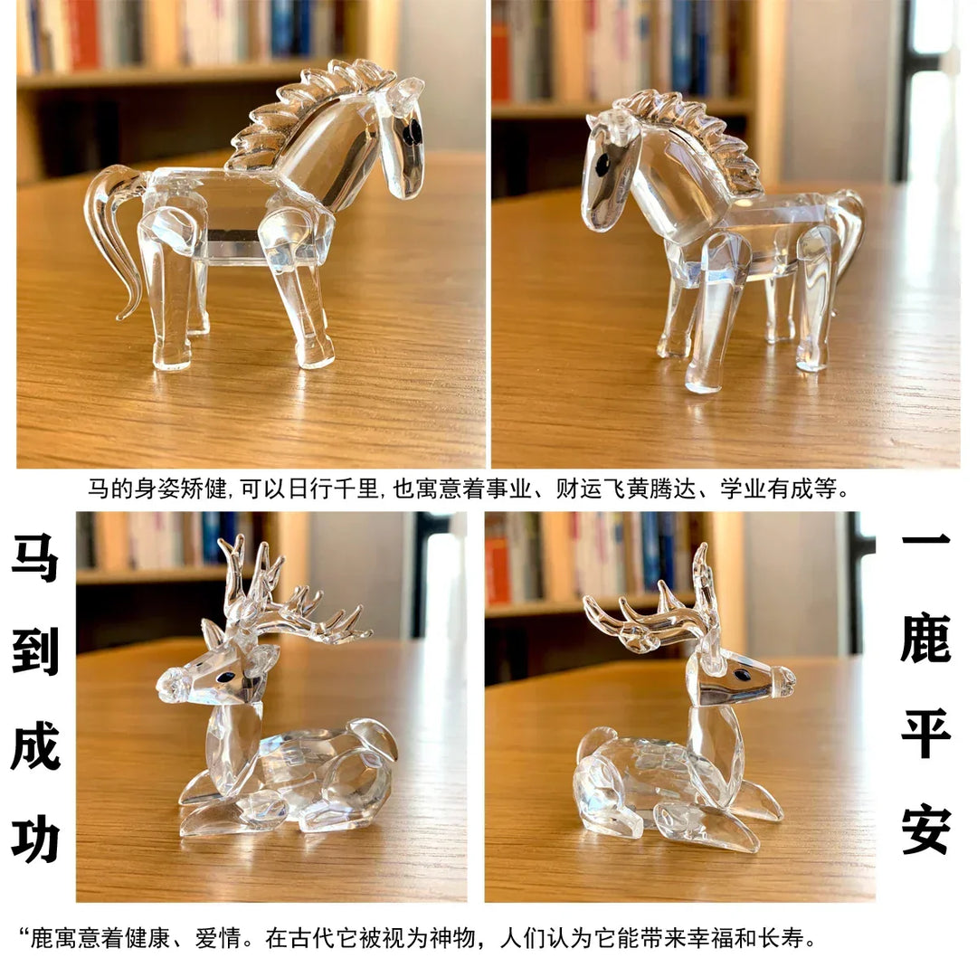 Kalsten | Super cute animal crystal ball figures