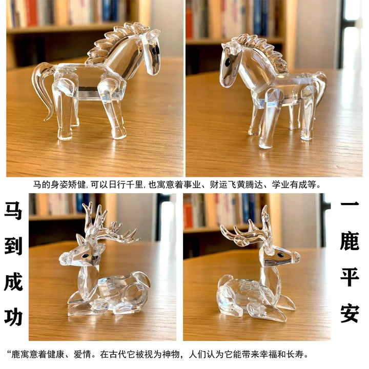 Kalsten | Super cute animal crystal ball figures