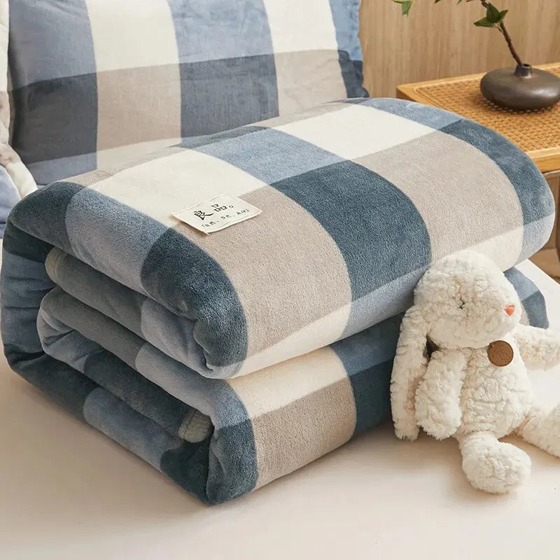 Extra Soft Thickened Flannel Blanket – Cozy Nap & Air Conditioning Throw | Kalsten