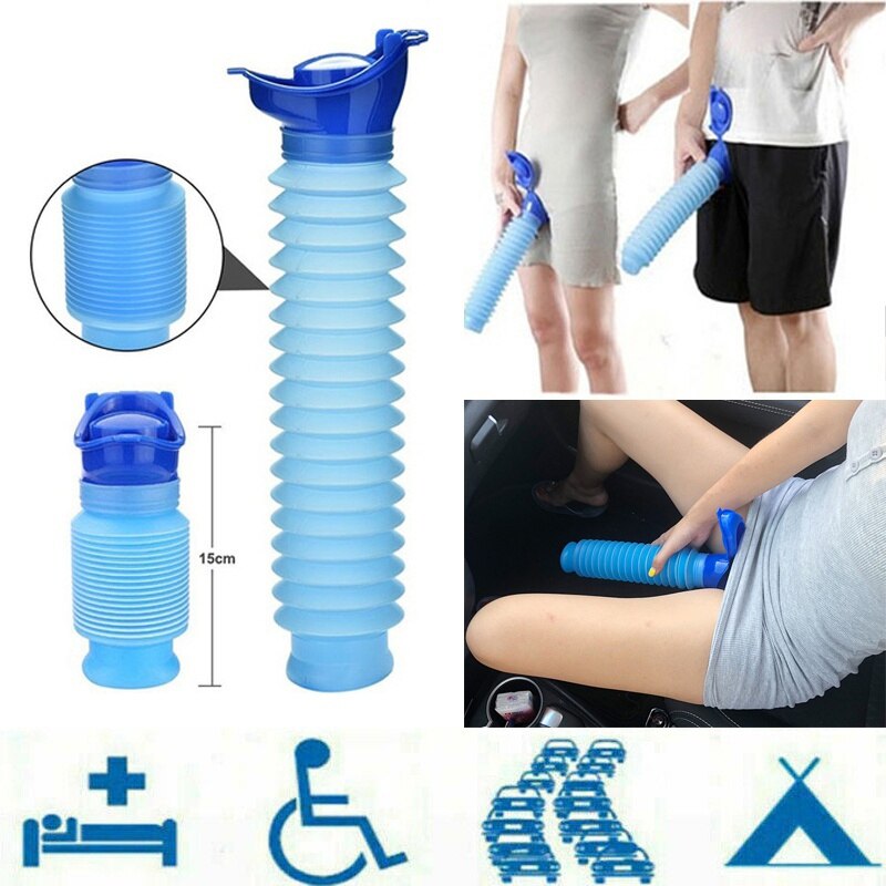Kalsten | Mobile Urinal FlexRelief | Telescopic & Foldable | For Women & Children | 750 ml Capacity