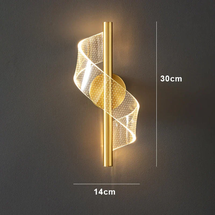 Nordic LED Pendant Light – Modern Hanging Lamp for Living Room, Bedroom, Dining Table, and Aisle – Gold Acrylic Shade, Indoor Home Decoration | Kalsten
