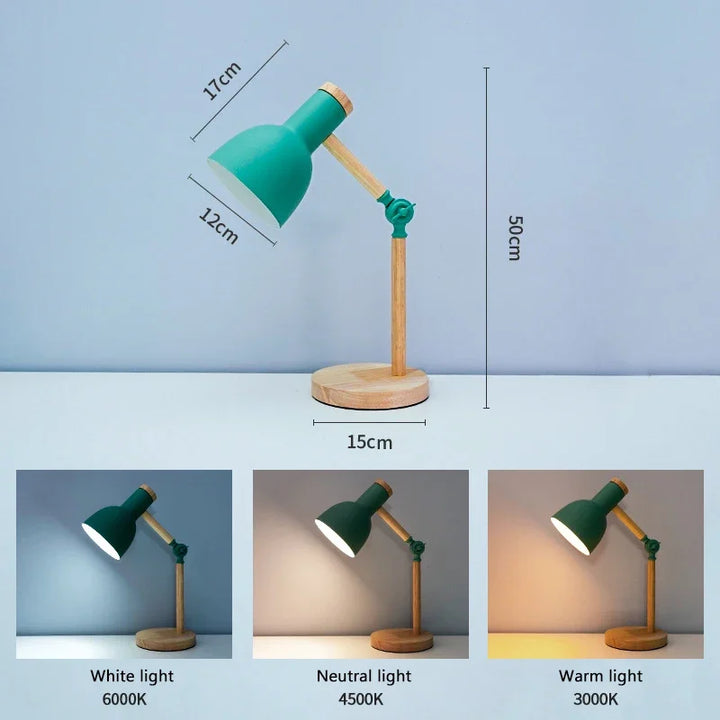Artistic Mushroom-Shaped Wooden Desk Lamp: Illuminate Your Space with Style | Kalsten