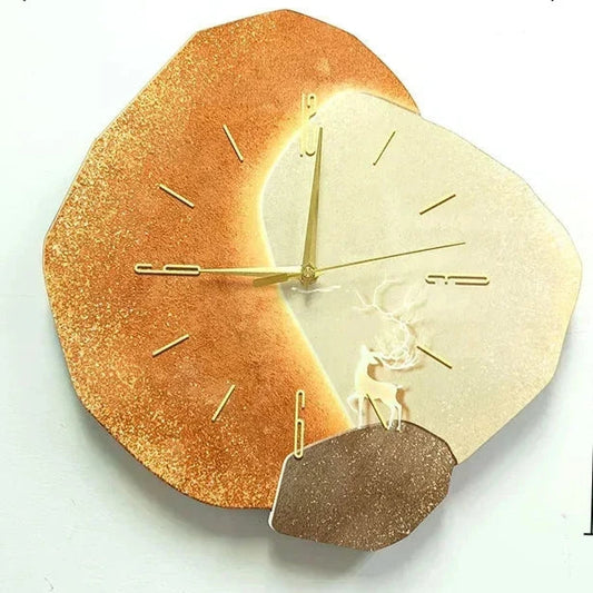 Frendorf | Modern Wall Clocks for Living Rooms – Elegant and Aesthetic Clock with Silent Function