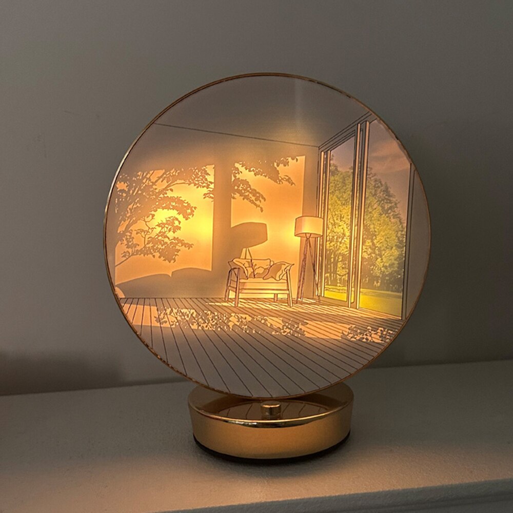Creative Artistic Orb Painting Table Lamp | Kalsten
