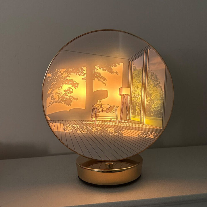 Creative Artistic Orb Painting Table Lamp | Kalsten