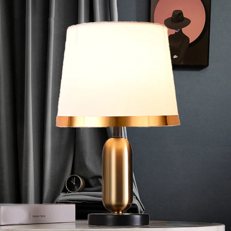 European Retro Bedroom Bedside Table Lamp - Modern American Decorative Lighting Fixture | Kalsten