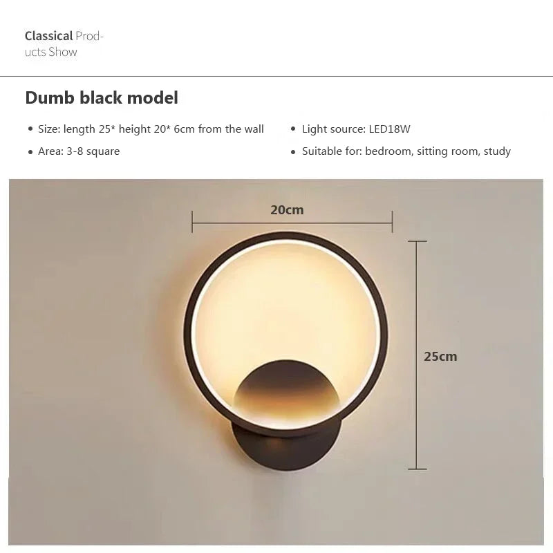 Modern LED Wall Lamp – Nordic Up & Down Wall Lighting for Living Room, Bedroom, Aisle, and Home Decor | Kalsten