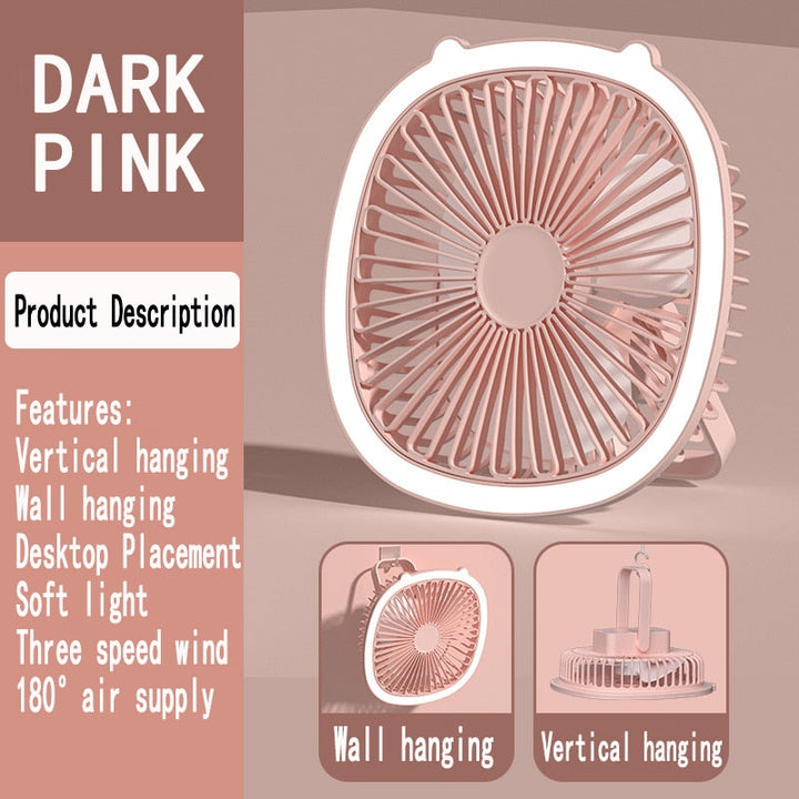 Compact Easy Mini Night Lamp USB Air Cooler | Kalsten