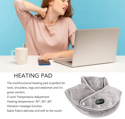 Skanto | Skanto Neck and Shoulder Massager USB Heating Pad with Vibration
