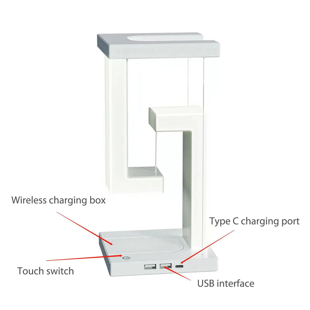 Anti Gravity Orbit Wireless Charging Night Lamp | Kalsten