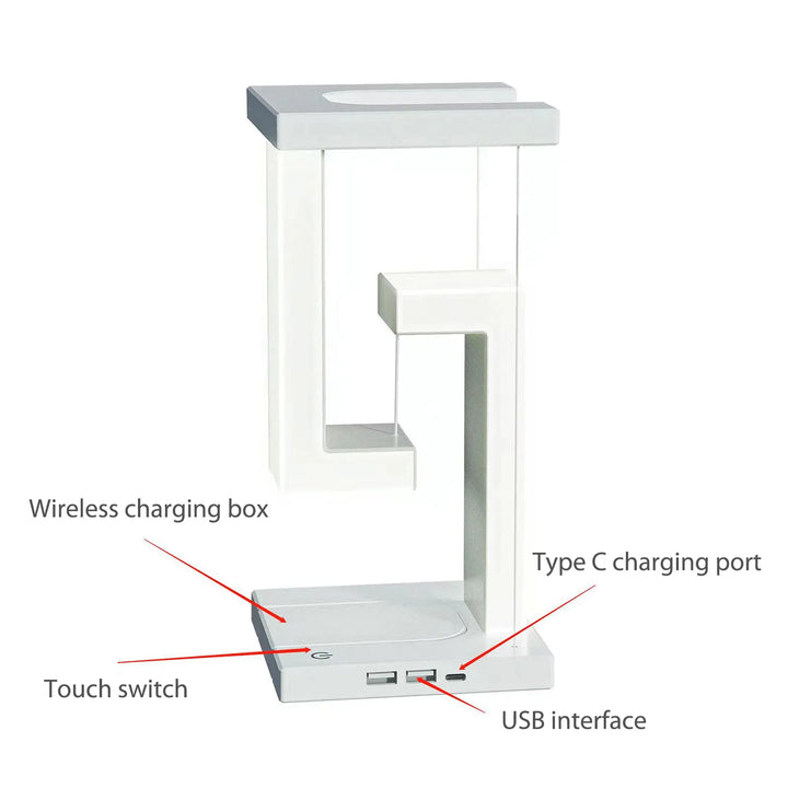 Anti Gravity Orbit Wireless Charging Night Lamp | Kalsten