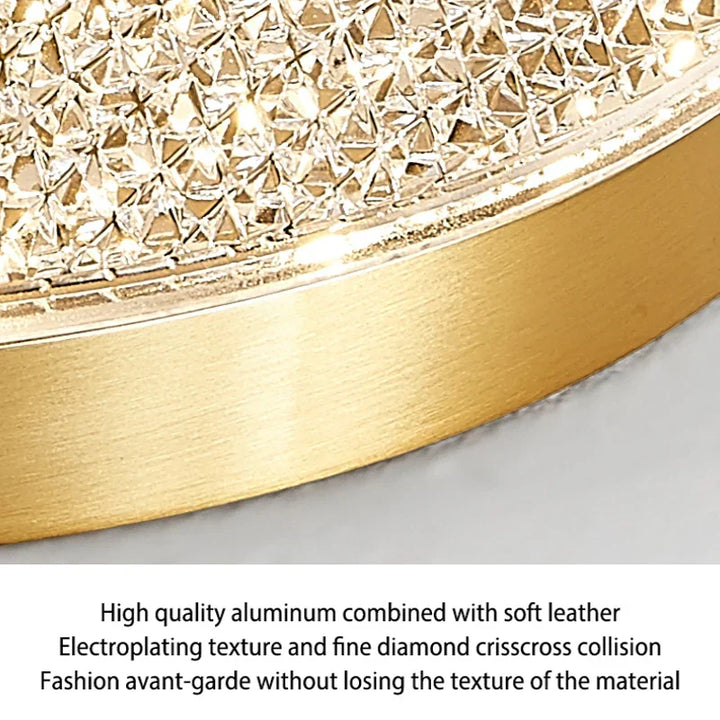 Modern Gold LED Ceiling Chandelier – Hanging Light for Living Room, Balcony, Bedroom, and Indoor Decor | Kalsten