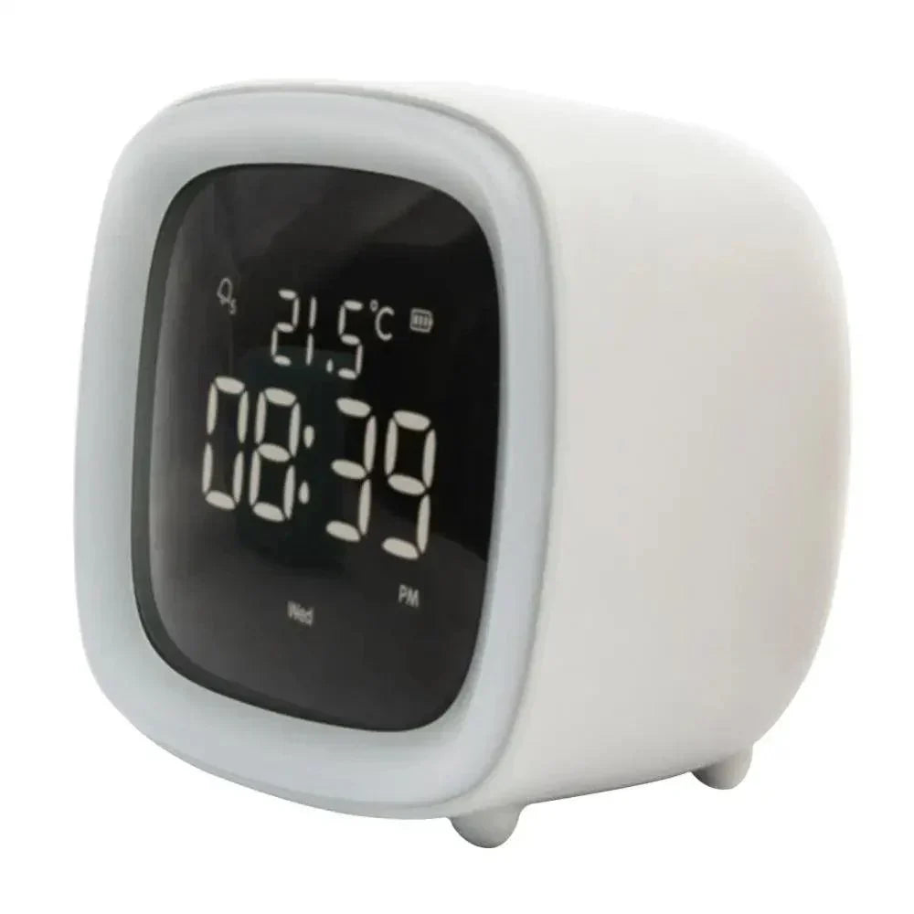 BowLift | Cartoon Bunny LED Alarm Clock with Night Light – Rechargeable, Cute Digital Display for Kids & Bedrooms