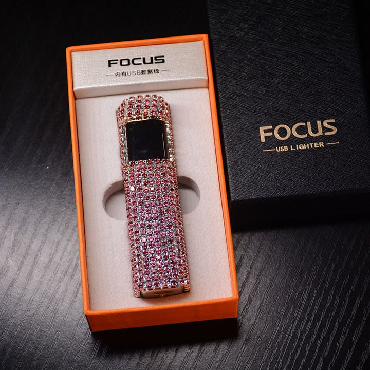 Kalsten | Sparkle Stone Rhinestone Rechargeable Portable Lighter