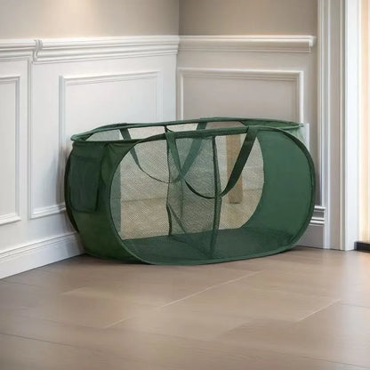 BowLift | Foldixa Laundry Basket | Pop-Up Design & Foldable | With Side Pocket | Single or Double Variant