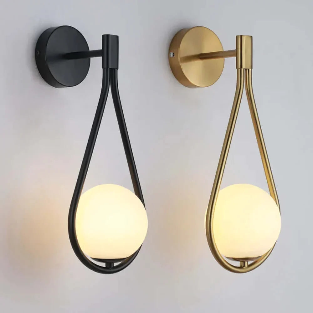 Drop Luxury Glass Balls Wall Lamp | Kalsten