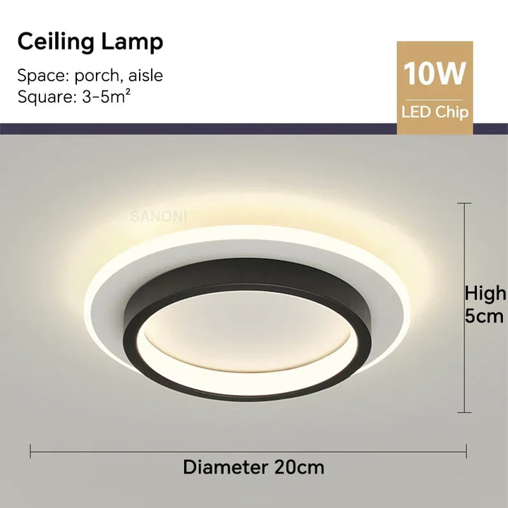 Modern LED Aisle Ceiling Light Chandelier | Kalsten