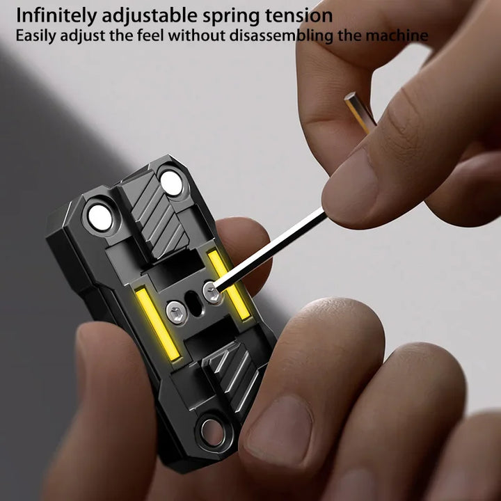 Kalsten | Luminous Magnetic Push Slider Metal Fidget