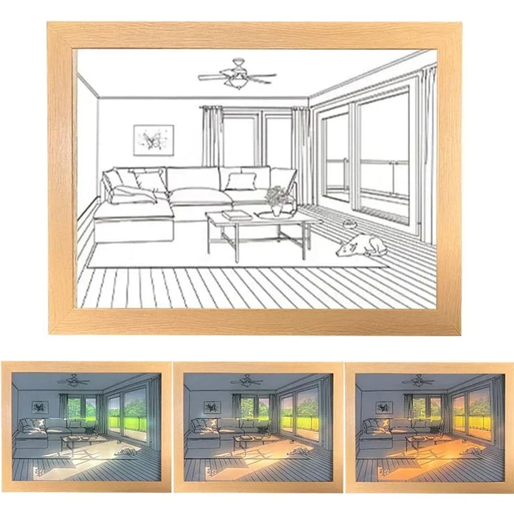 Luminous Decorative Dimmable Artsy Led Light Painting | Kalsten