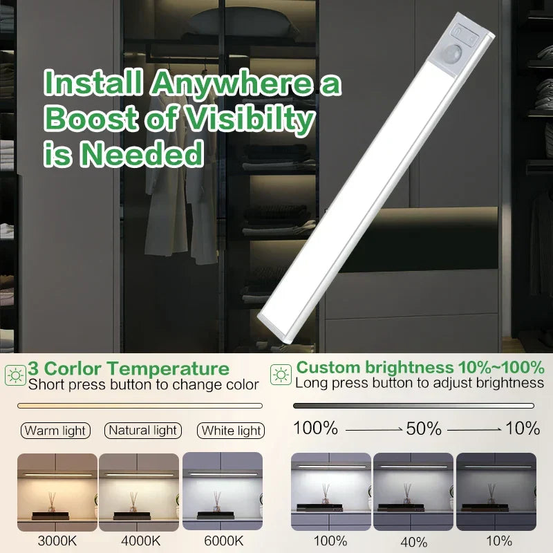 Kalsten | Ultra-thin Motion Sensor Cabinet Light