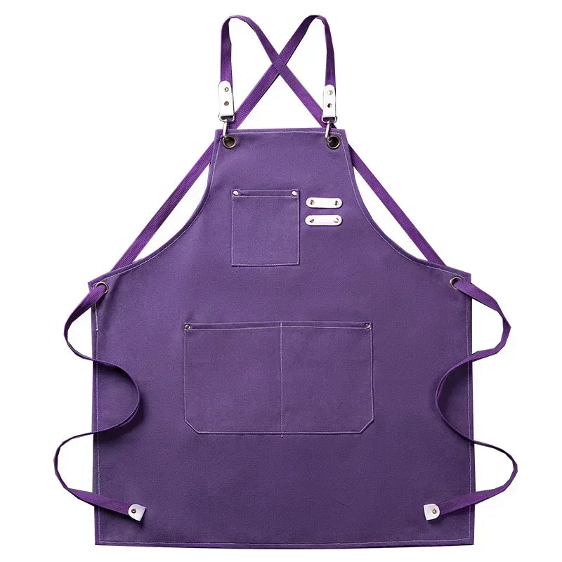 Canvas apron with pockets, adjustable, Unisex | Kalsten