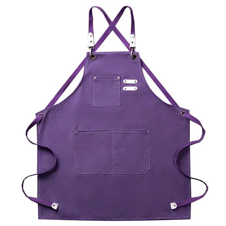 Canvas apron with pockets, adjustable, Unisex | Kalsten
