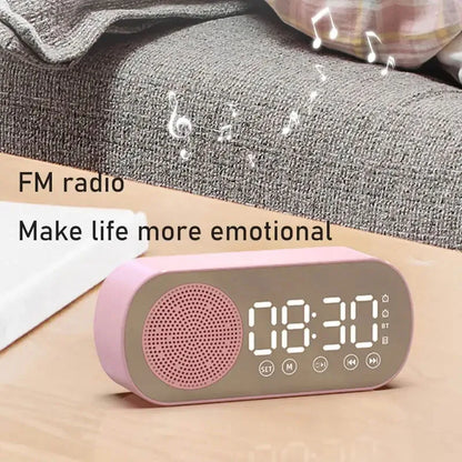 Skanto | Digital Alarm Clock with Bluetooth Speaker and FM Radio