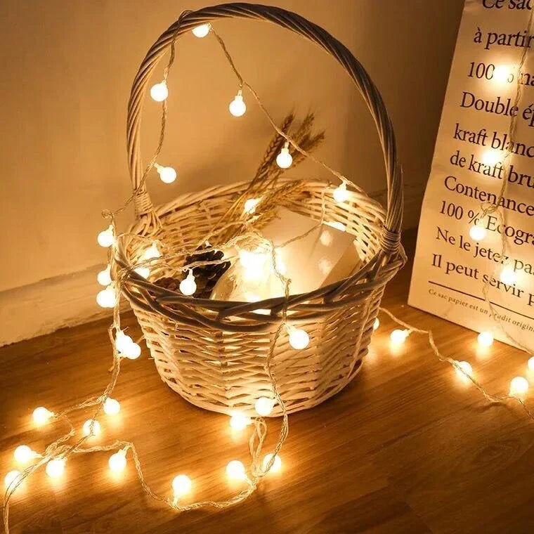 String Lights PVC 20 ft Warm White Indoor Outdoor Decorative Wedding Party Ambiance | Kalsten