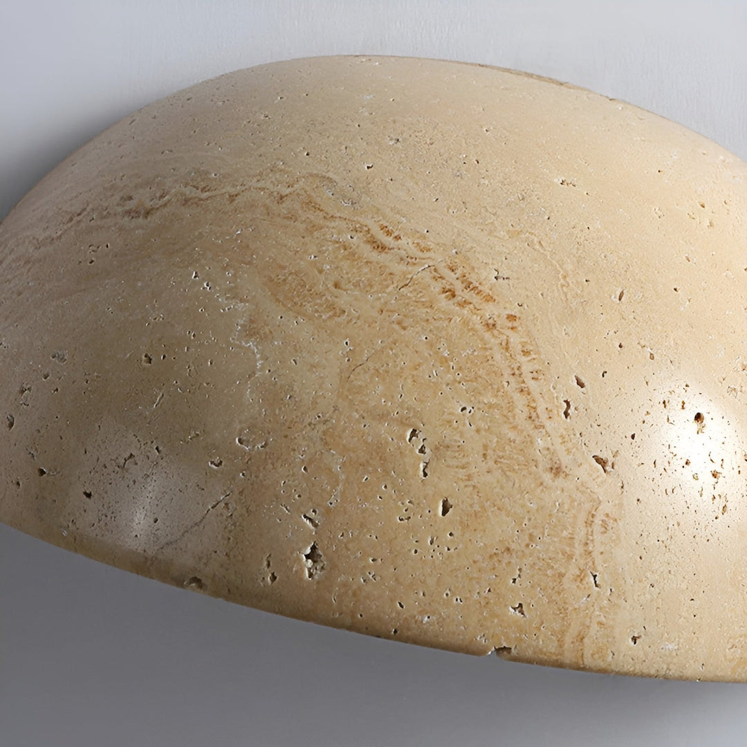Half-Round LED Wabi-Sabi Wall Lamp - ZenGlow | Kalsten
