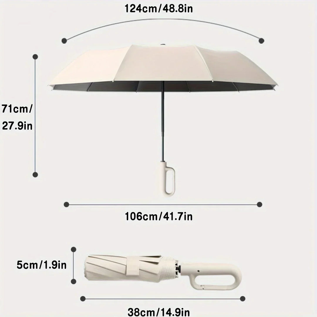 Compact Windproof Folding Umbrella