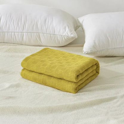BowLift | Cotton gauze blanket Aurelina | 100% cotton | Breathable & Skin-friendly | Perfect for sofa, bed & office