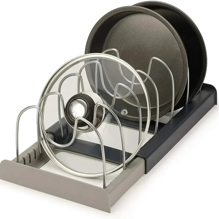 Retractable pot lid holder & pan organizer | Kalsten