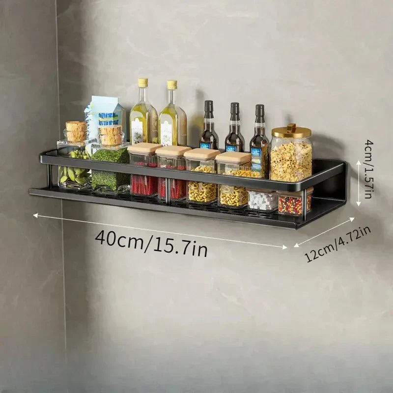 Black Kitchen Shelf