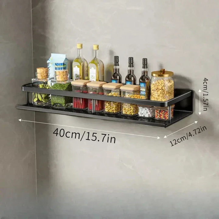 Black Kitchen Shelf