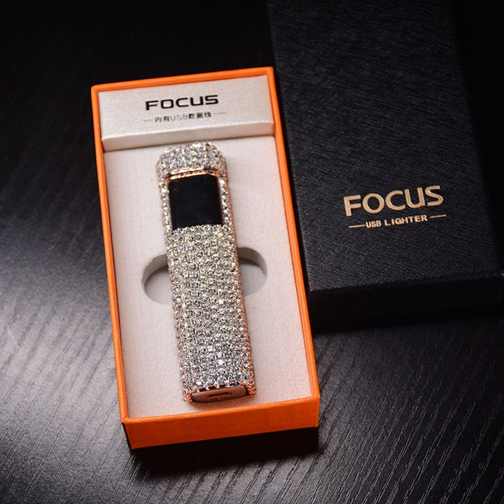Kalsten | Sparkle Stone Rhinestone Rechargeable Portable Lighter
