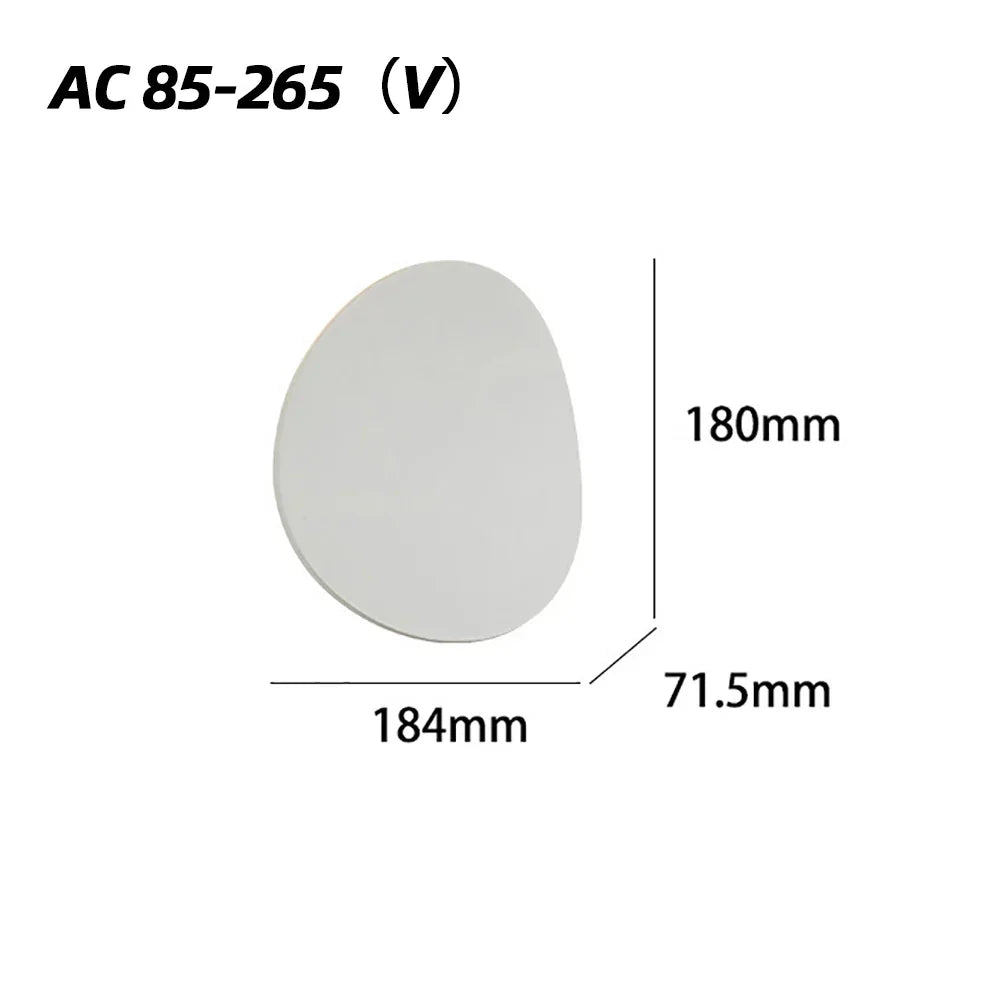 Modern LED Wall Lamp – Minimalist Round Design for Bedroom, Balcony, and TV Background Decoration | Kalsten
